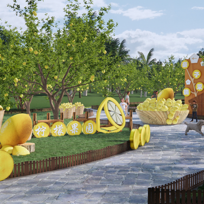 Lemon Park Landscape Agriculture Planting Forest