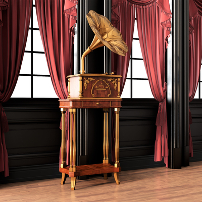 European-style phonograph