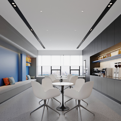 Modern pantry lounge area