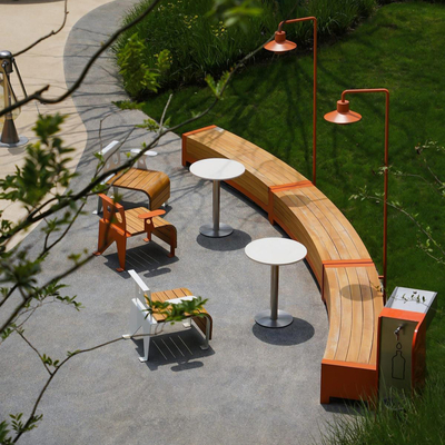 Outdoor stool landscape seat