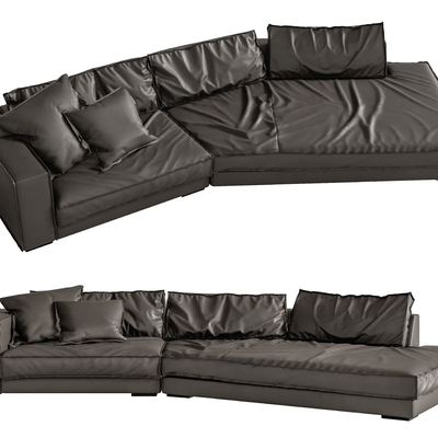 Baxter shaped sofa seven-word sofa