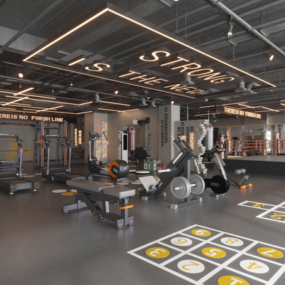 Industrial wind gym