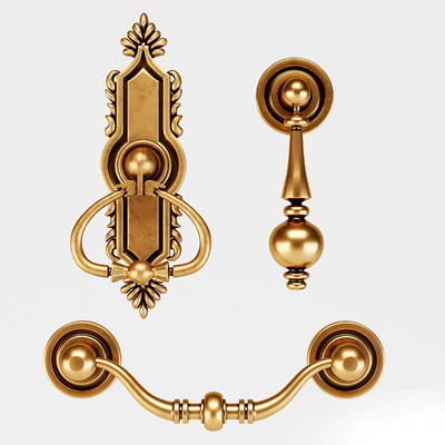 European-style hardware handle