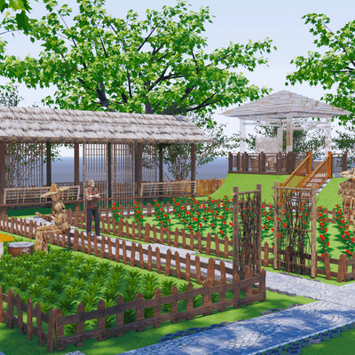 Modern Rural Vegetable Landscape