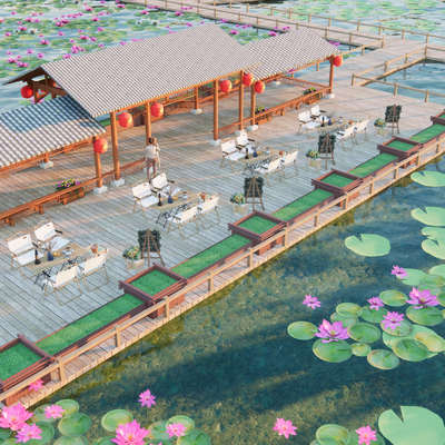 Ecological Corridor of Chinese-style Waterfront Plank Road