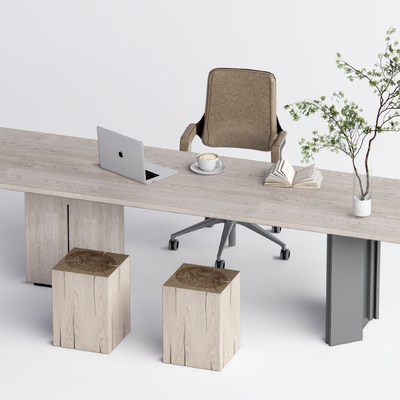 Modern Office Desk and Chair Class Desk