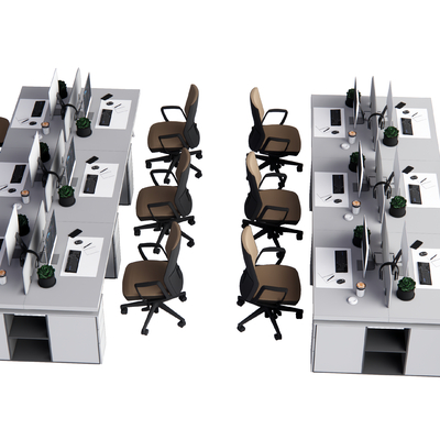 Office desk and chair Screen