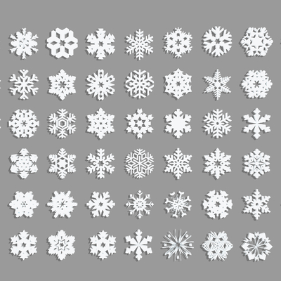 Wall decoration snowflake LOGO snowflake silhouette