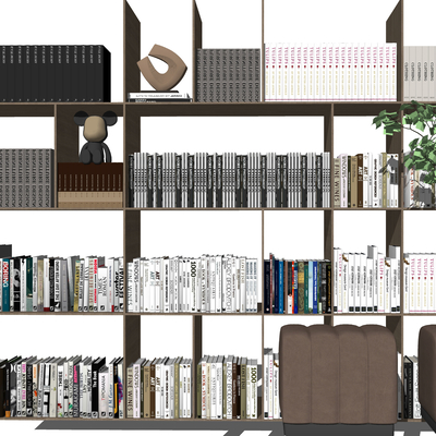 Modern Book Bookshelf