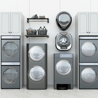 Balcony Laundry Cabinet
