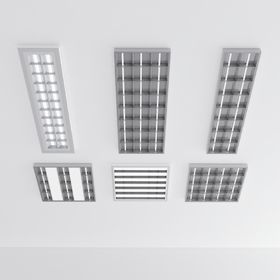 Grille lamp ceiling lamp mineral wool board lamp