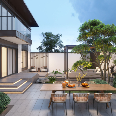 Modern Courtyard