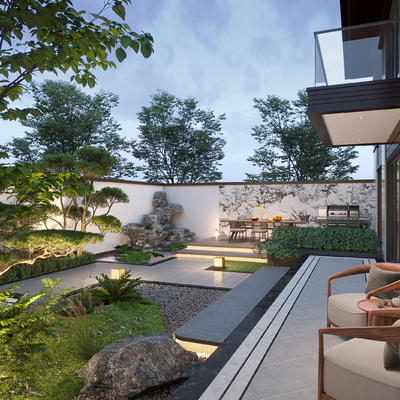 Modern Courtyard