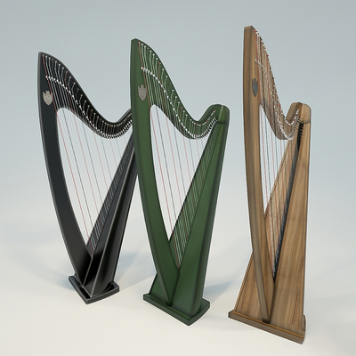 Irish Harp Instrument