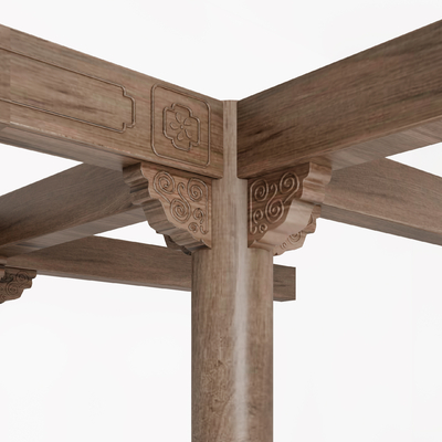 Chinese wooden beam