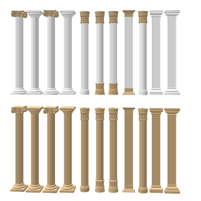 European-style gold pillar