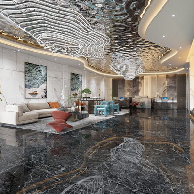 Modern Hotel Lobby