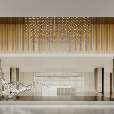 Modern Hotel Lobby