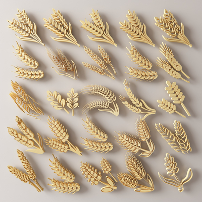 Wall Decorations Hanging Crop Rice Pattern