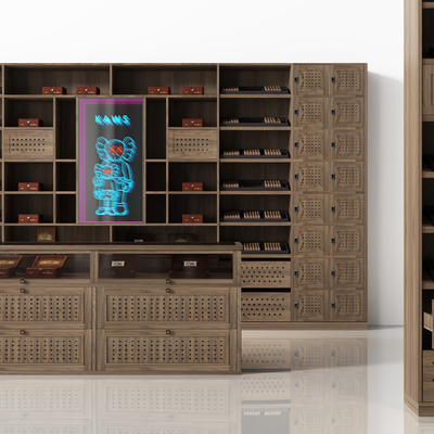 Modern cigar cabinet