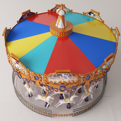 Amusement carousel