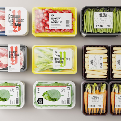 Fresh food vegetable packaging box