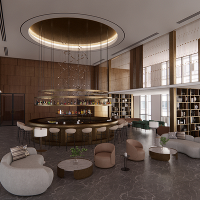 Modern Hotel Lobby