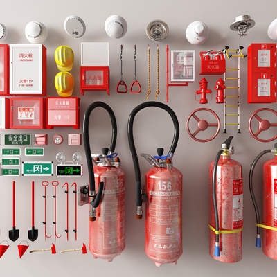 Fire fighting equipment, fire cabinet, smoke detector