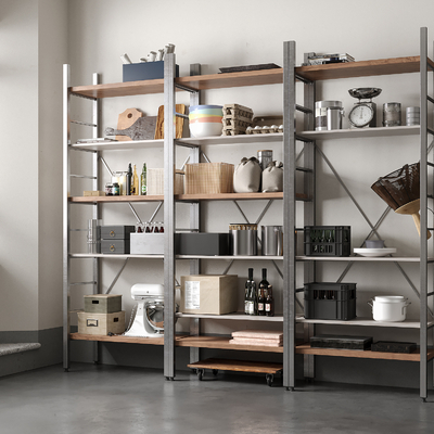 Industrial Style Kitchen Rack Storage Rack