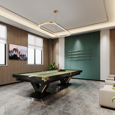 Modern Billiard Room