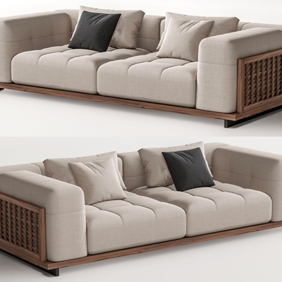 Minotti double sofa