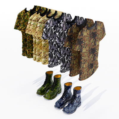 Modern Camouflage Shoes