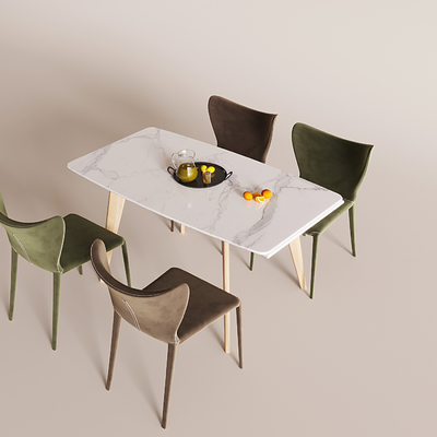 Modern folding dining table