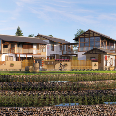 Rural Residential Courtyard