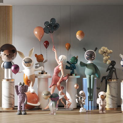 Cartoon Sculpture Art Toy Ornaments