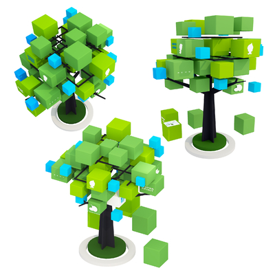 Science and technology tree ornaments