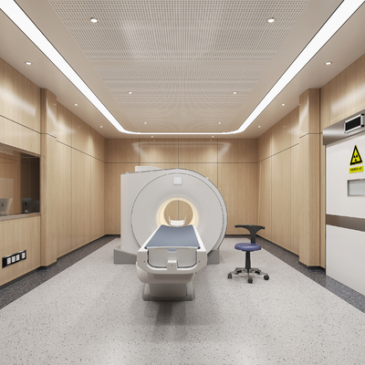 Modern Hospital CT Room