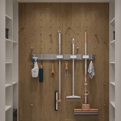 Storage room utility room sanitary utensils