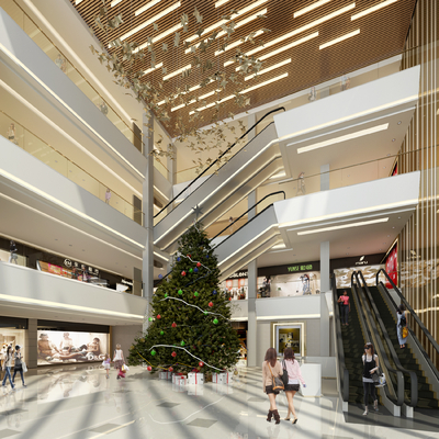 Modern Mall Atrium