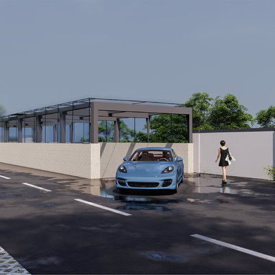 Underground garage entrance