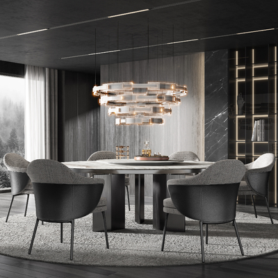 Minotti Dining Table and Chair