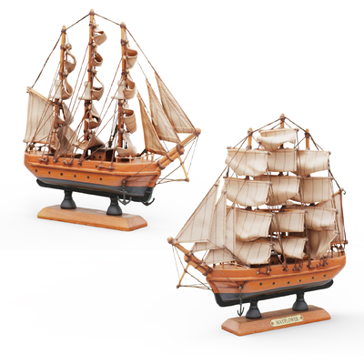 Wooden Sailing Ornaments