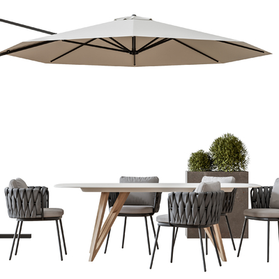 Minotti outdoor tables and chairs