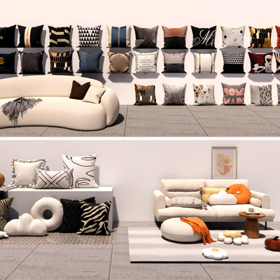 Pillow Sofa Cushion Shaped Sofa