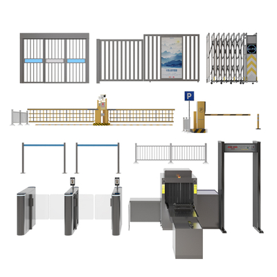 Modern wrIron Door Grille Door Security Gate Induction Door