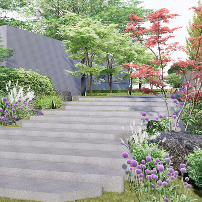 Step Landscape Plant Group