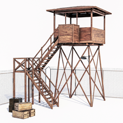 modern outdoor sentry tower