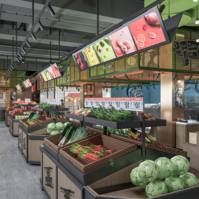 Modern Fresh Supermarket