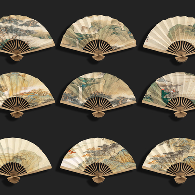 Chinese Folding Fan Paper Fan