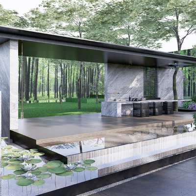 Modern residential landscape gallery